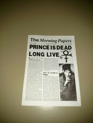 Prince Nude Tour Early Symbol Necklace NPG Rare Prince is Dead 3