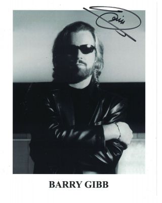 Barry Gibb Signed Autographed 8 X 10 Photo Singer Bee Gees