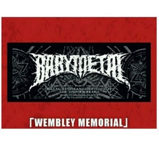 Babymetal Official Towel Wembley Memorial Air Tracking Metal