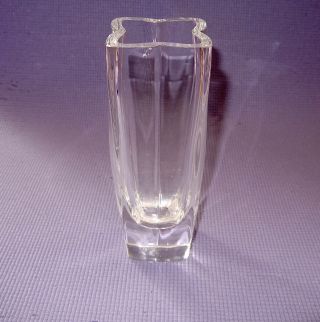 Vintage Signed BENGT EDENFALK Kosta Boda Scandinavian Modern MCM Glass Vase 5