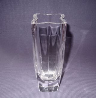 Vintage Signed BENGT EDENFALK Kosta Boda Scandinavian Modern MCM Glass Vase 7