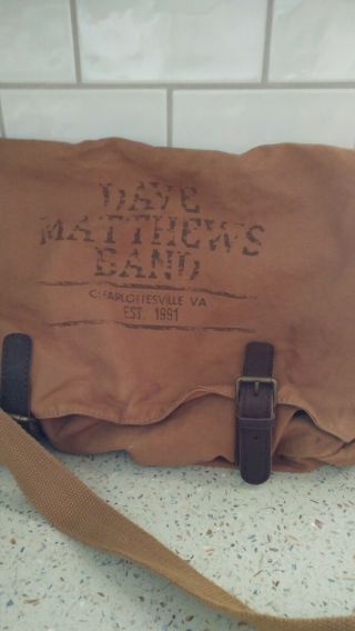 Warehouse Dave Matthews Band Bucharest Messenger Bag/Tote/Purse Discontinued 2