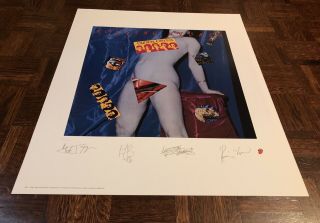 The Rolling Stones Limited Edition Plate Signed Lithograph 3877/5000