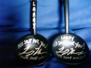 Seinfeld Soup Nazi Soup Ladle personally signed to you 3