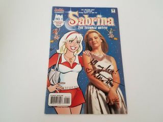 Melissa Joan Hart Autographed Sabrina The Teenage Witch Comic 1 Signed
