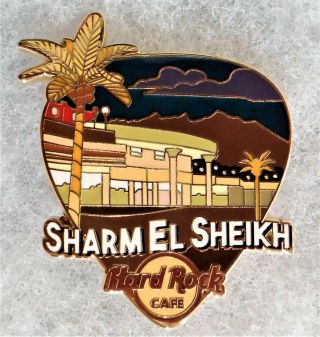 Hard Rock Cafe Sharm El Sheikh Greetings From Guitar Pick Series Pin 99441