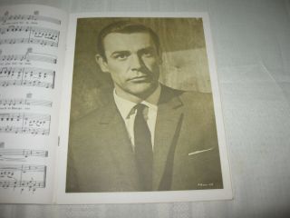 Vintage 1960 ' s JAMES BOND Song Book: Goldfinger,  007 Theme,  John Barry,  Photos 4