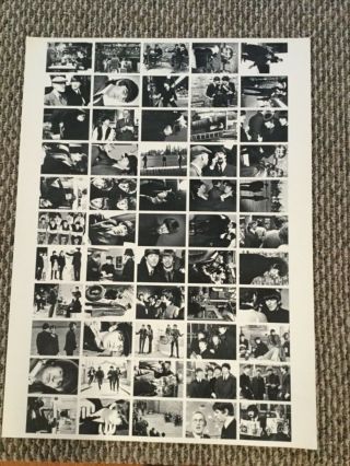 The Beatles Hard Days Night Uncut Blank Back Sheets 55 Cards