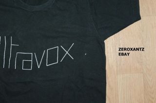 1979 Pre - Vienna Ultravox t shirt (small) Midge Ure John Foxx 2