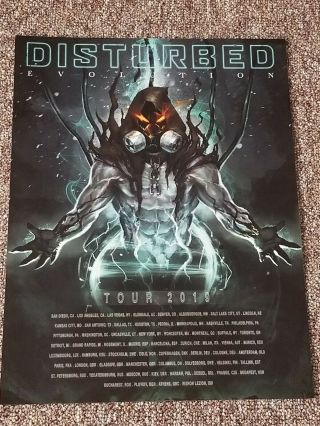 Disturbed Evolution Tour 2019 Poster