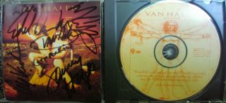 Van Halen Full Band Hand - Signed/autographed X4 Balance;sammy,  Ed,  Alex,  Michael