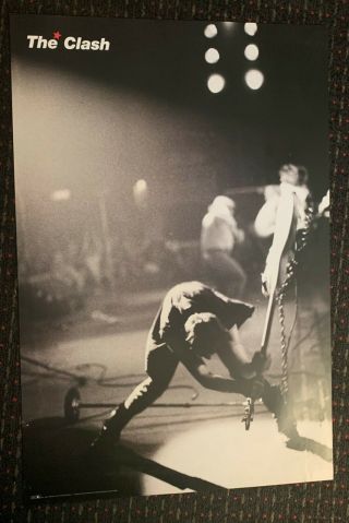 The Clash 24x36 Promo Poster 2sided Punk Epic Pennie Smith