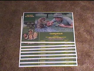 Caddyshack 1980 11x14 Lobby Card Set Bill Murray Golf
