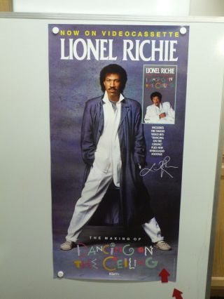 " Making Of Dancing On The Ceiling " Lionel Richie Home Video Poster 1986