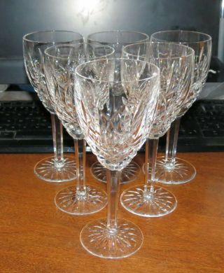 2 Waterford Araglin 7 1/8 " Wine/claret Glasses