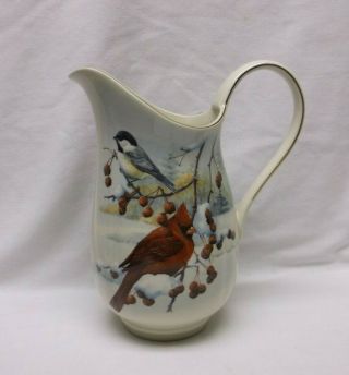 Lenox Winter Greetings Scenic Pitcher Catherine Mcclung