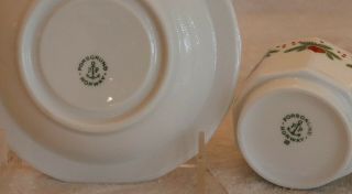 HEARTS and & PINES by Porsgrund demitasse cup & saucer NEAR - Norway 2