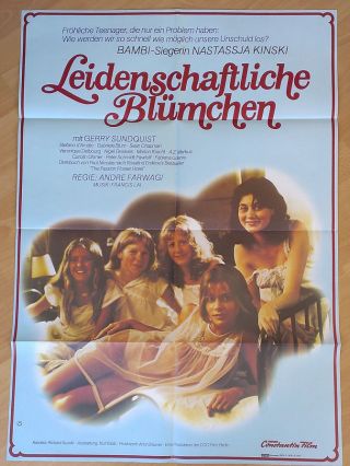 Nastassja Kinski - Boarding School Rare German Poster