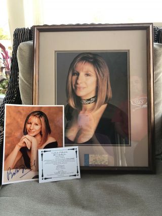 Barbra Streisand Autographed Photo