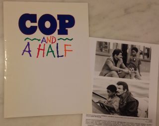 Cop And A Half (1993) Press Kit Folder,  Photos; Burt Reynolds; Cop & 1/2