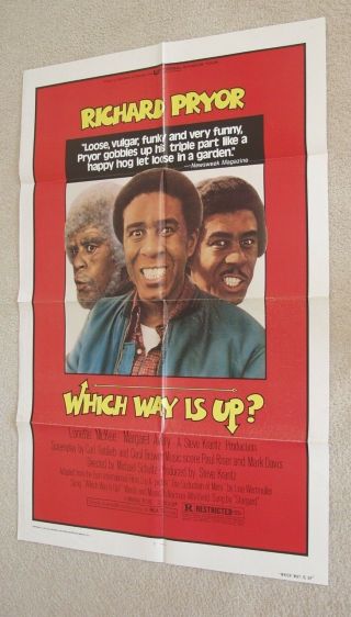 Which Way Is Up Richard Pryor - Lonette Mckee - Margaret Avery - 1977 One Sheet