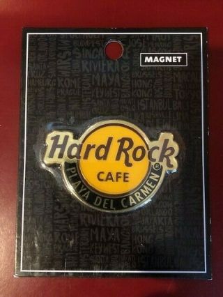 Hard Rock Cafe Playa Del Carmen Classic Logo Magnet