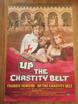 Up The Chastity Belt 1972 Comedy British Film Poster Frankie Howard