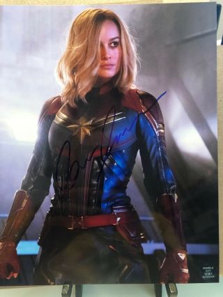 Brie Larson Signed Autograph 8x10 Photo Captain Marvel Avengers Rare Hot