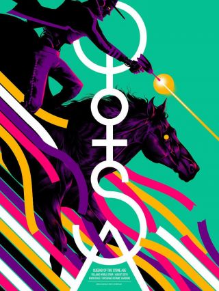 Queens Of The Stone Age Brisbane 2018 Screen Print Poster Art Matt Taylor Ltd Ed