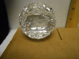 Waterford Crystal 2014 Basketball Paperweight Uconn Huskies Connecticut Champion
