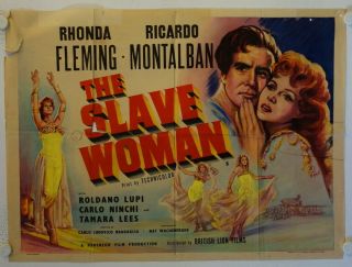 The Slave Woman Release British Quad Movie Poster