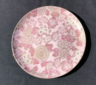 Rare Vintage Dorothy C.  Thorpe California China 5 Dinner Plates 10 - 1/8 " Dot3