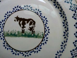 Nicholas Mosse Pottery 10 3/4 inch Dinner Plate in Cow Pattern $59.  99 2