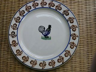 Nicholas Mosse Pottery 10 3/4 Inch Dinner Plate In Chicken Pattern $59.  99