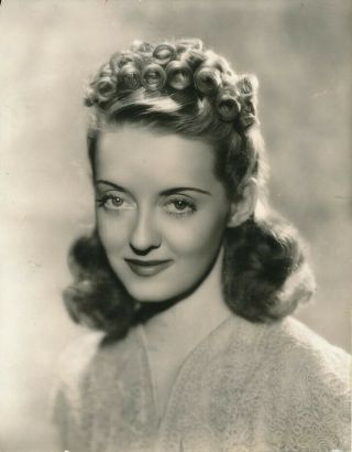 Bette Davis Vintage 1930s Warner Bros.  Studio Portrait Photo