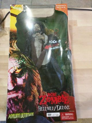 2001 Art Asylum Rob Zombie Dragula Hellbilly Deluxe Figure W/audio