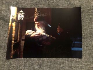 Maggie Smith Richard Harris Harry Potter Autograph Signed 6x8 Photo