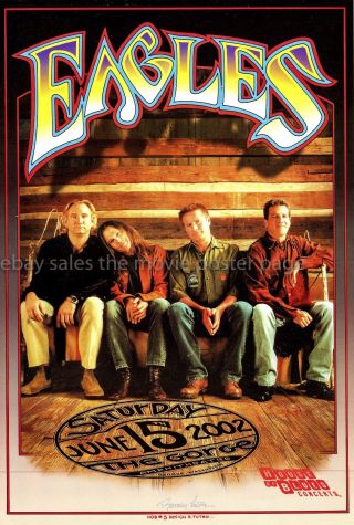 Eagles Concert Poster June 2002