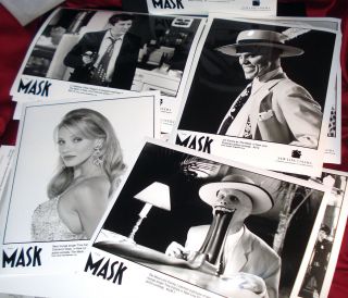 ' THE MASK ' Jim CARREY Comedy with 9 Publicity Stills from Studio 3