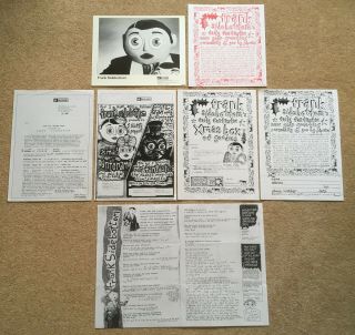 1980s - Frank Sidebottom - In Tape Press Releases & Photo,  Xmas Box Info Etc
