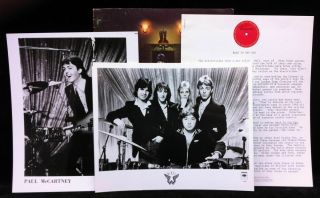 Paul Mccartney Back To The Egg 1979 2 - Page Press Kit With 2 Promo Photos Beatles