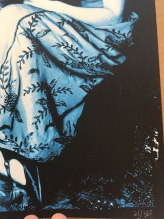 Jack White Rob Jones Poster Seattle 2014 Stripes Third Man Records Vault 21/320 3