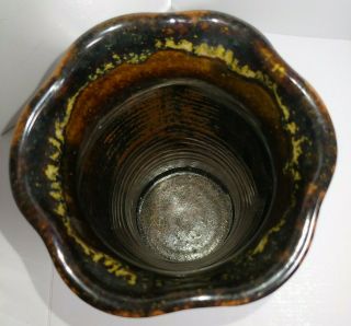 Kuester Signed Studio Crafted Art Pottery Vase Unique Rare 7
