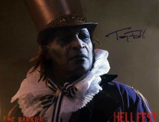 Signed Tony Todd 8x10 Color Photo Hell Fest In Person Terrificon 2019