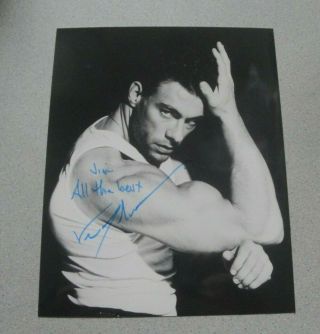Jean Claude Van Damme Signed 8x10 Autograph Photo