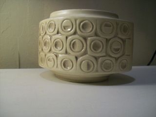 Vintage Mccoy Pottery Scandia Planter Vase Mcm Mid Century 31 Bisque/beige