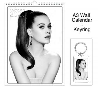 Katy Perry 2020 Wall Holiday Calendar,  Keyring