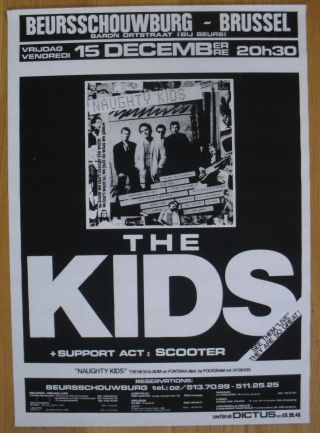 The Kids Silkscreen Concert Poster 
