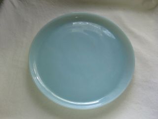 Vintage Fire King Turquoise Blue 9 " Dinner Plates - Set Of 3 U.  S.  A.