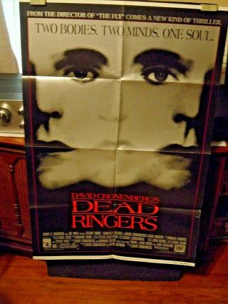 Dead Ringers 1988 One - Sheet Movie Poster David Cronenberg Jeremy Irons